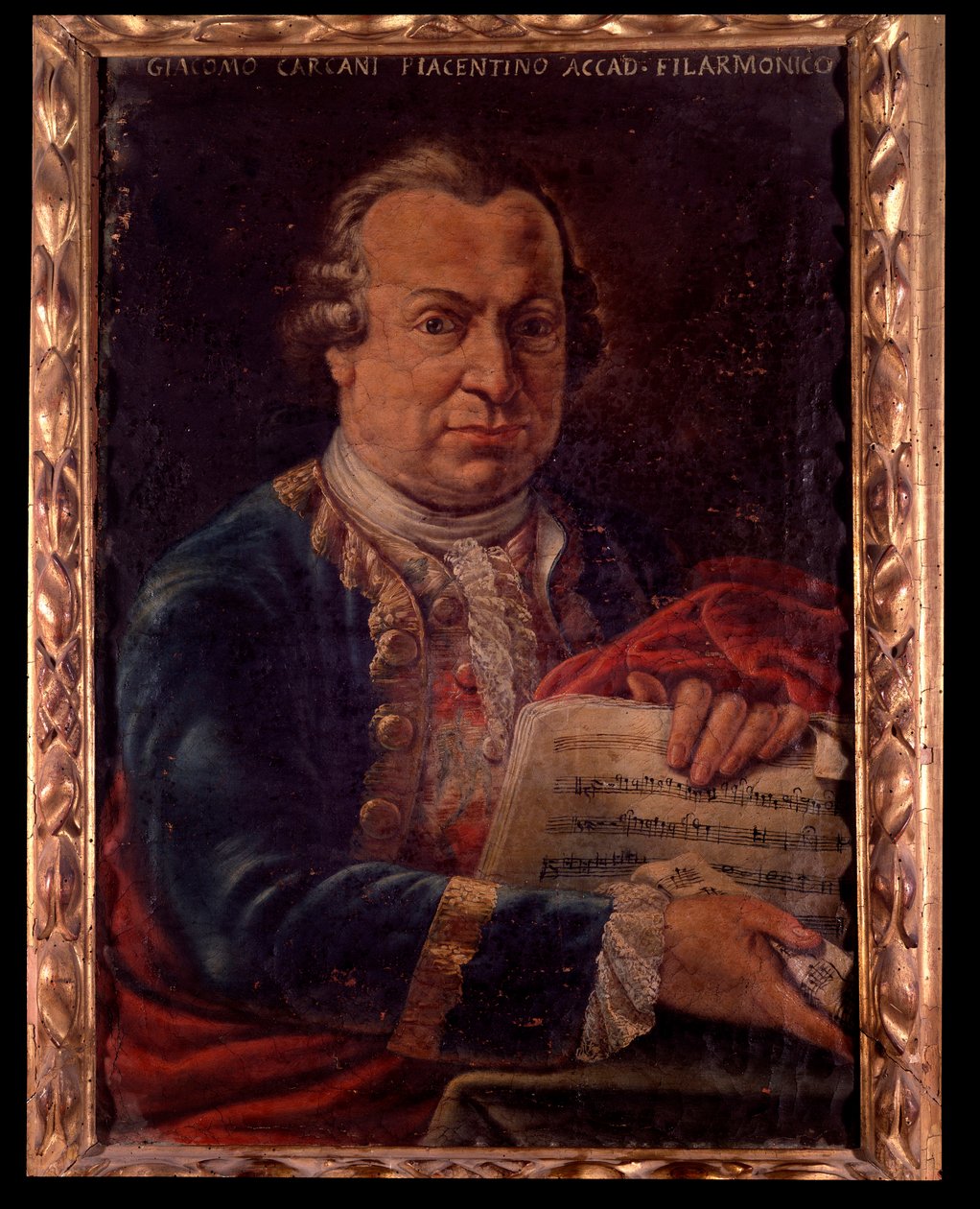 Portrait of Giacomo Carcani, Italian Composer by Unknown artist