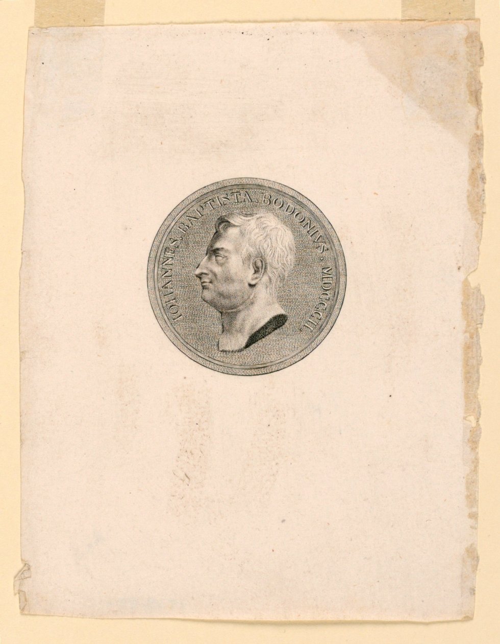 Portrait of Giambattista Bodoni (1740-1813) by Unknown artist