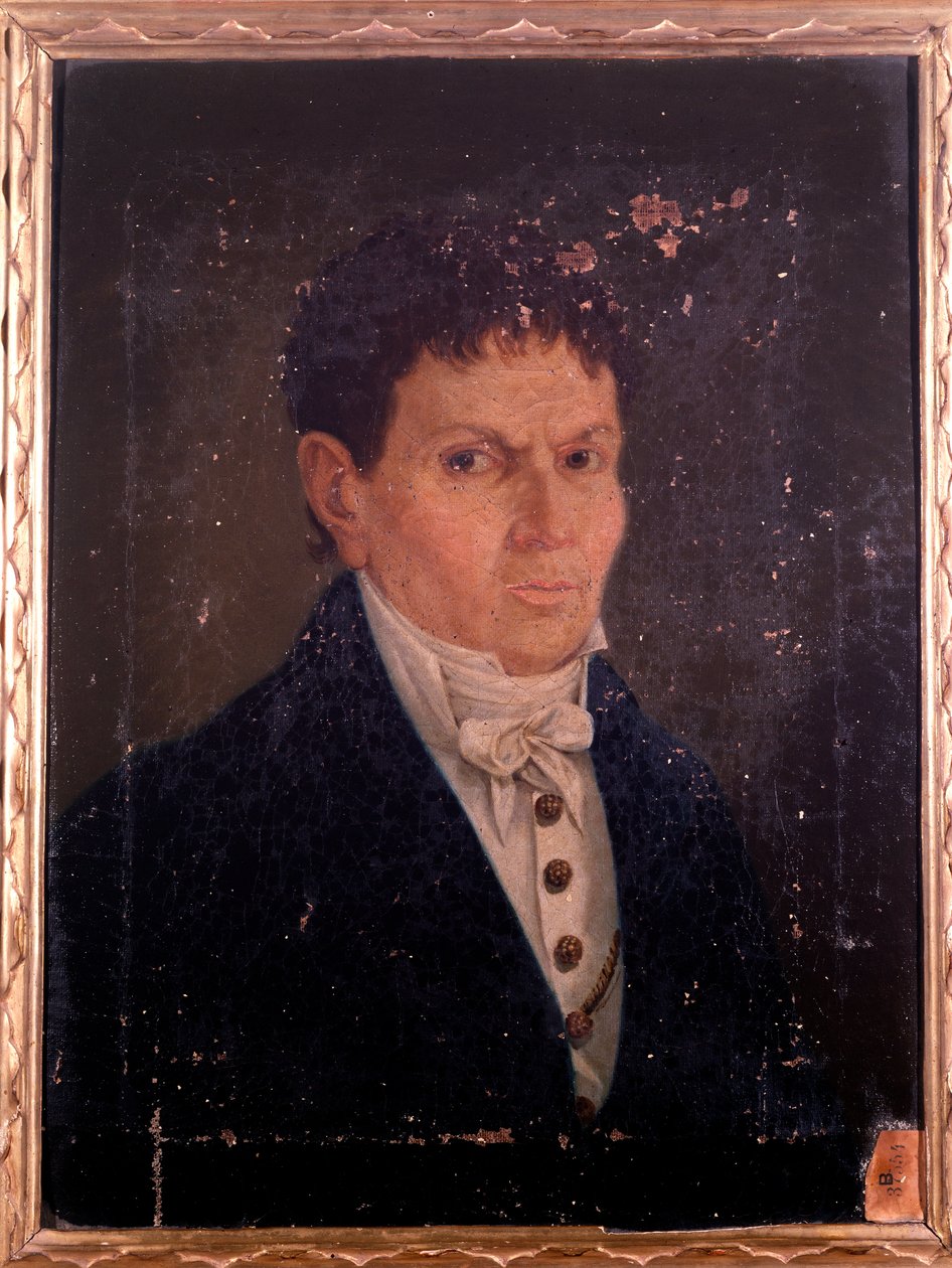 Portrait of Giovanni Battista Longarini, Italian castrato by Unknown artist