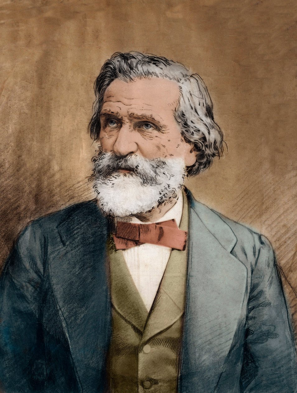 Portrait of Giuseppe Verdi by Unknown artist