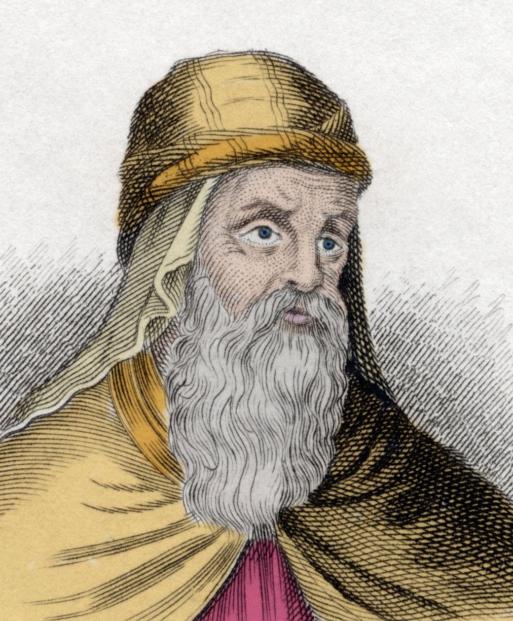 Portrait of Gregory of Nazianzus (329-390), theologian and doctor of the Church (engraving) by Unknown artist