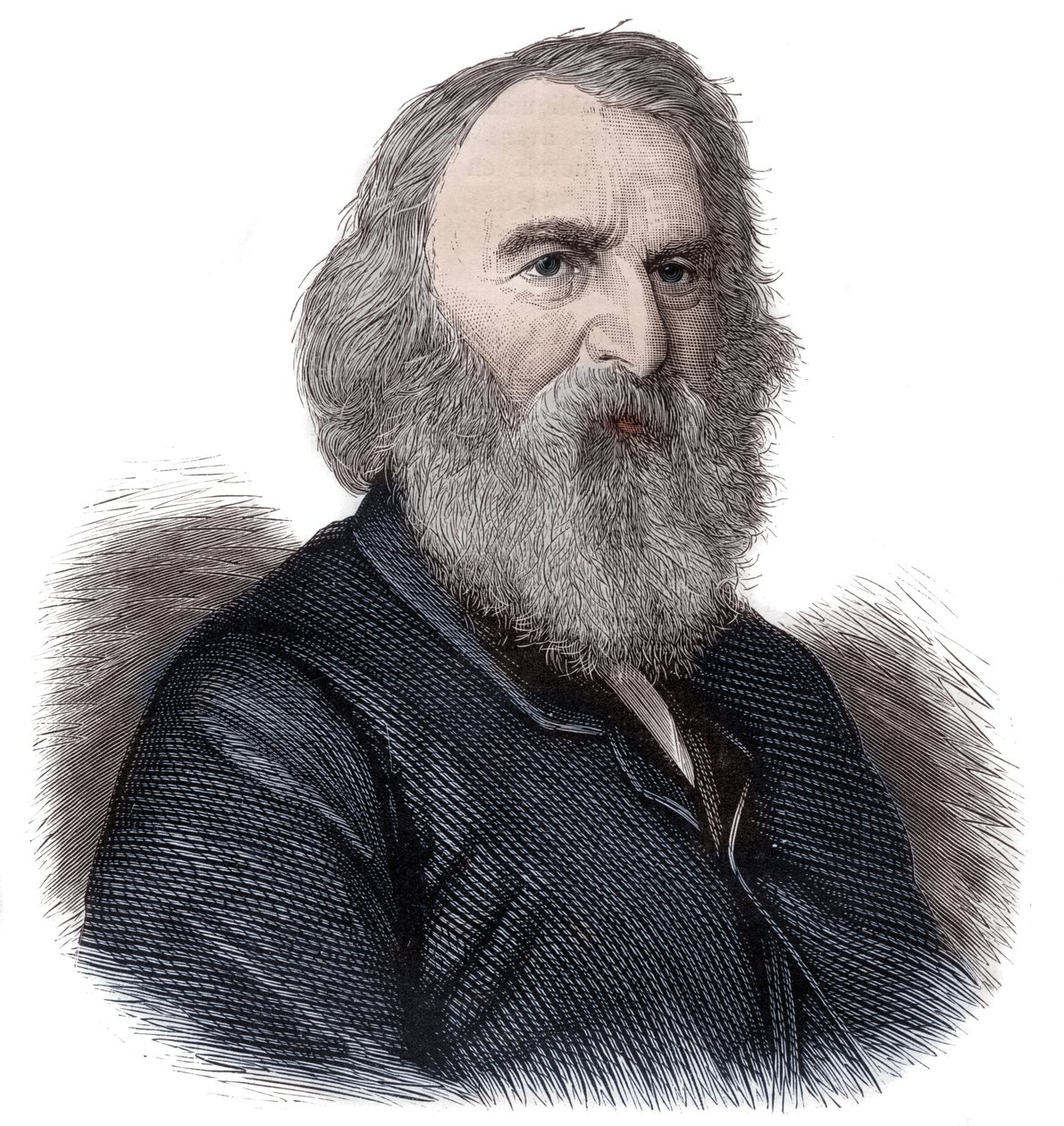 Portrait of Henry Longfellow, American poet and educator by Unknown artist