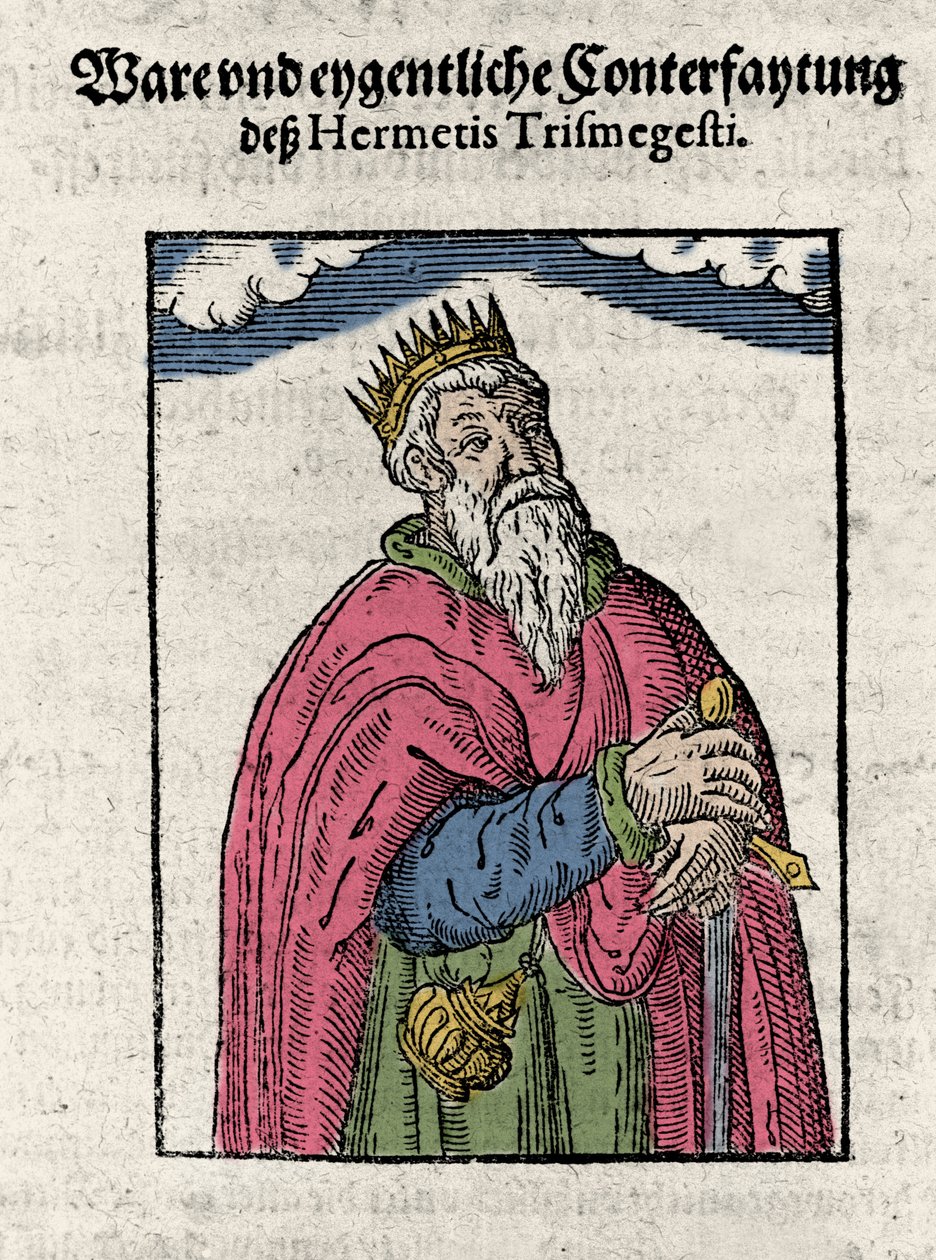 Portrait of Hermes Trismegistus, astrologer by Unknown artist