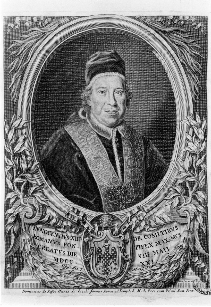 Portrait of Innocent XIII (1655 - 1724) by Unknown artist