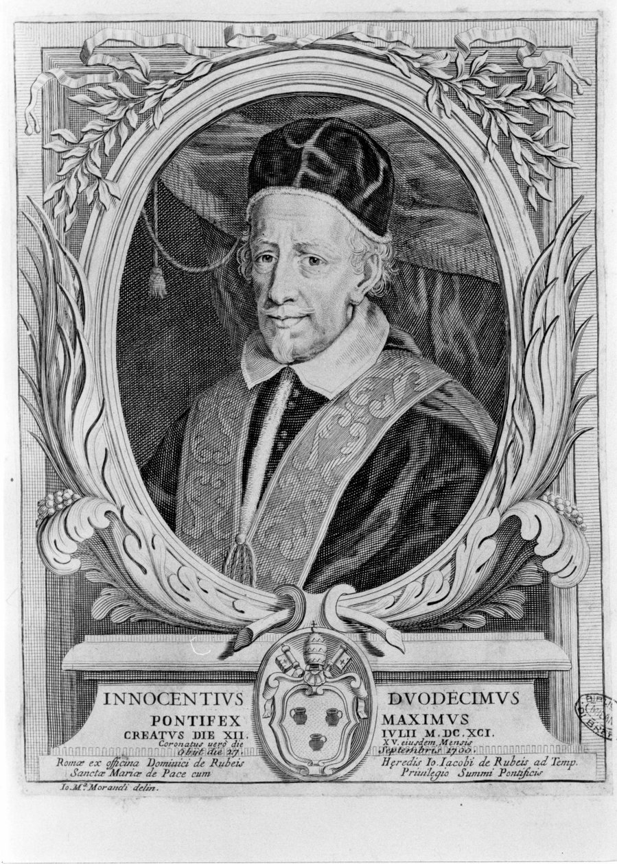Portrait of Innocent XII (1615 - 1700) by Unknown artist
