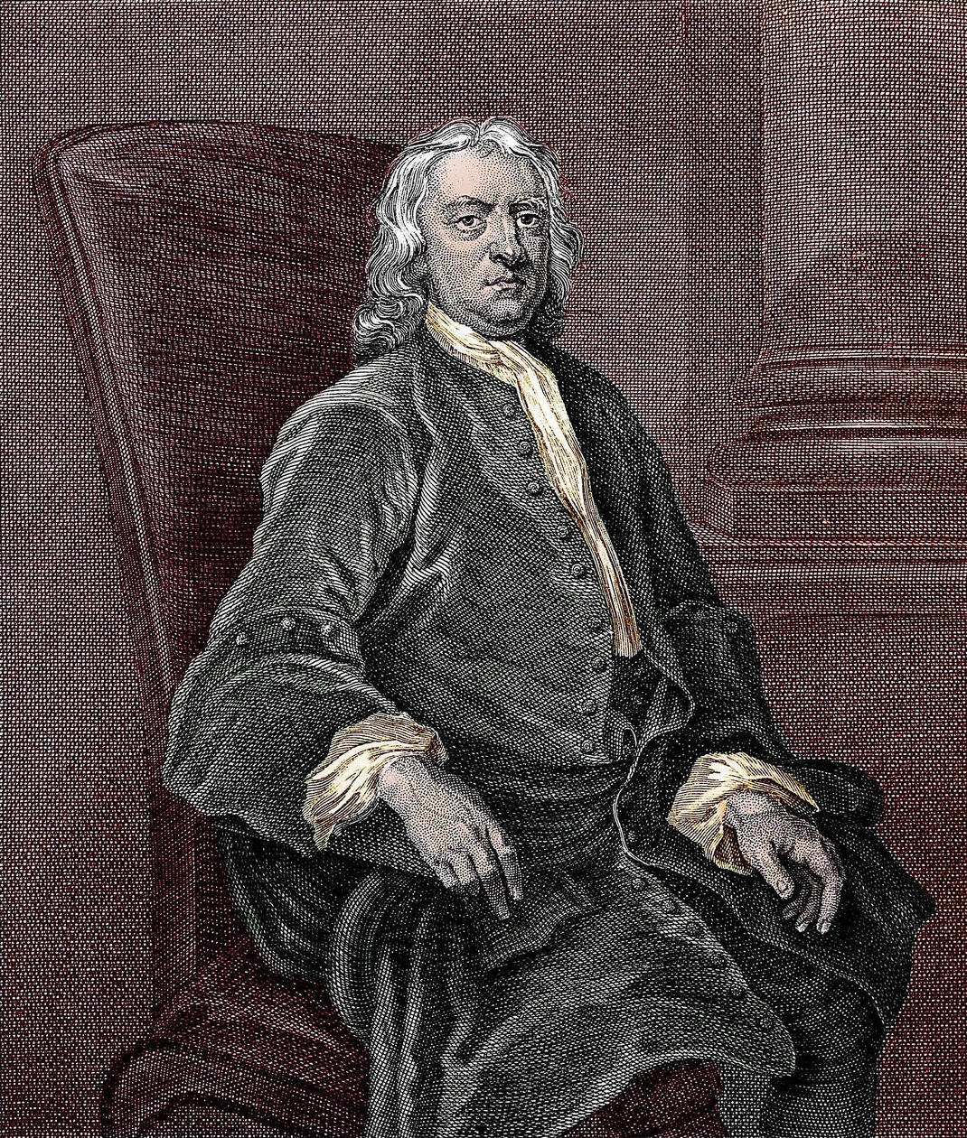 Portrait of Isaac Newton by Unknown artist