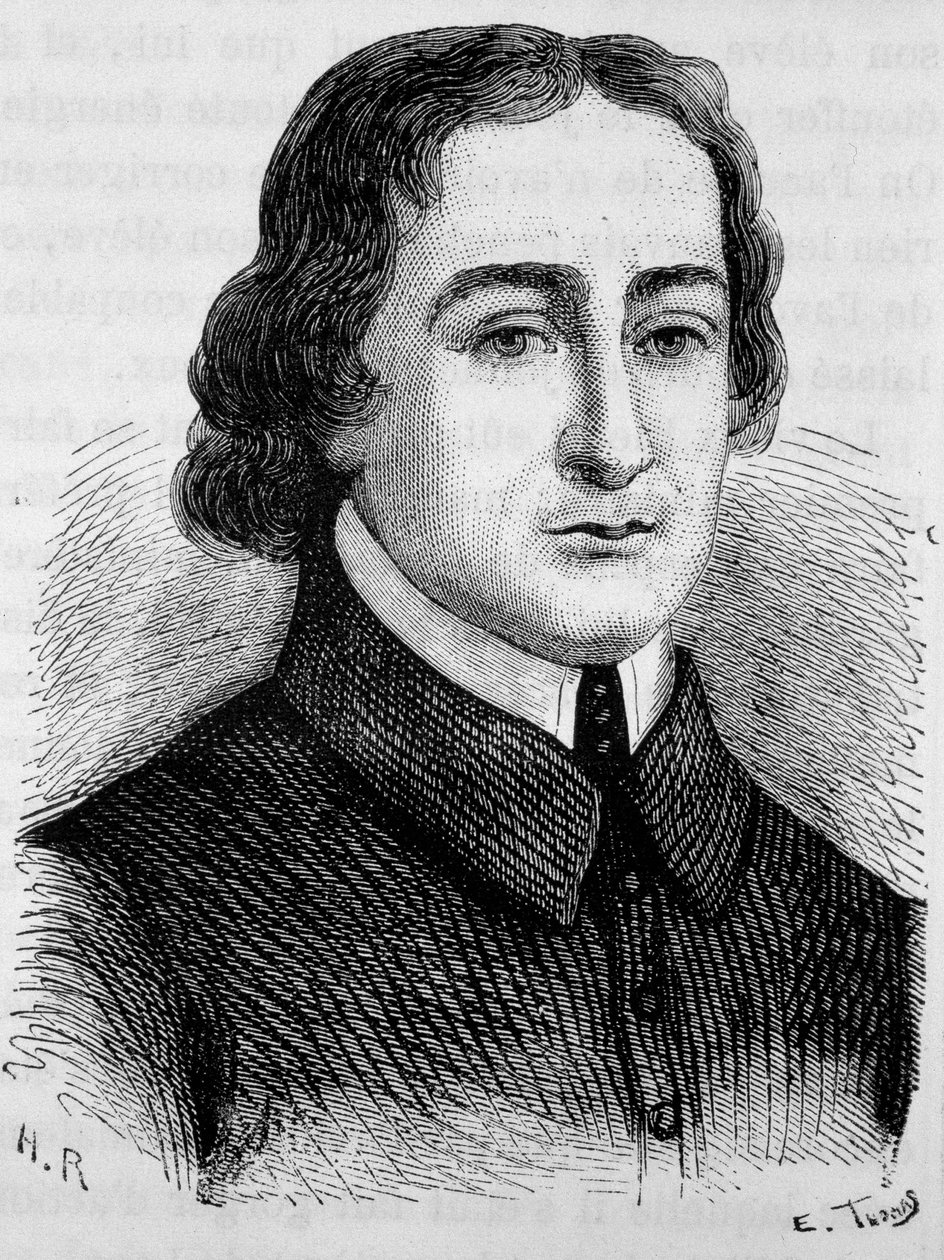 Portrait of Jean Baptiste Massillon (1663 - 1742). Engraving from 
