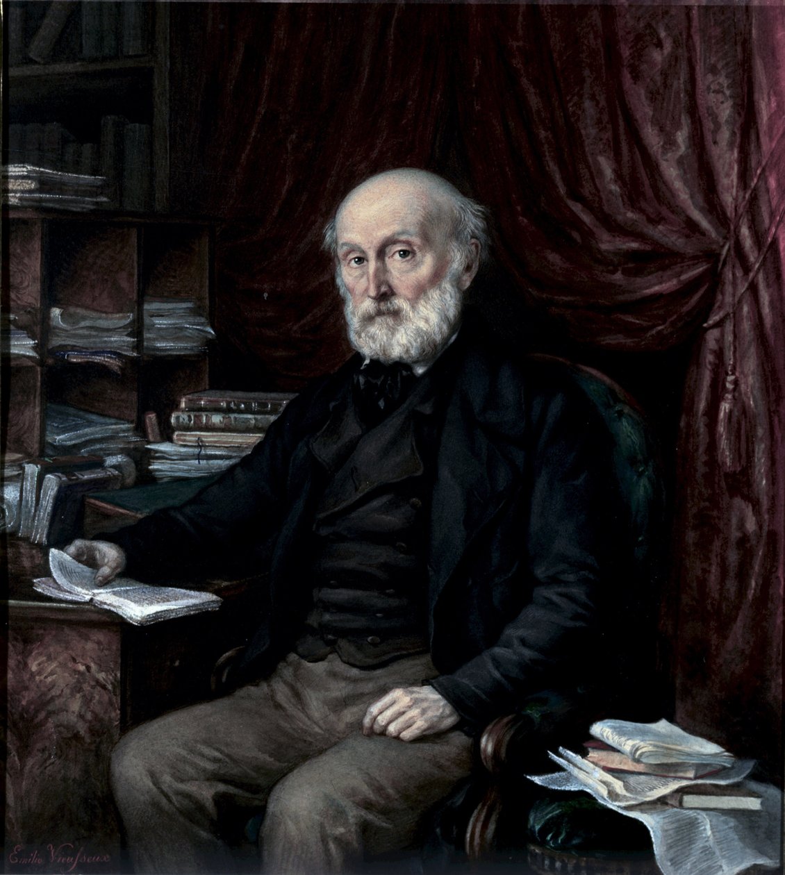 Portrait of Jean Pierre Vieusseux by Unknown artist