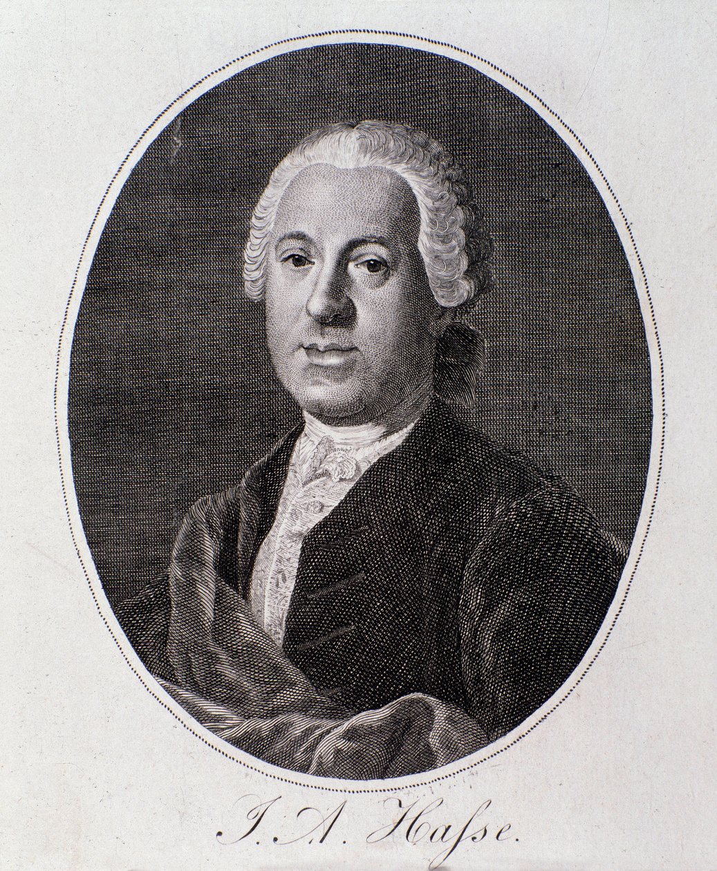 Portrait of Johann Adolf Hasse by Unknown artist