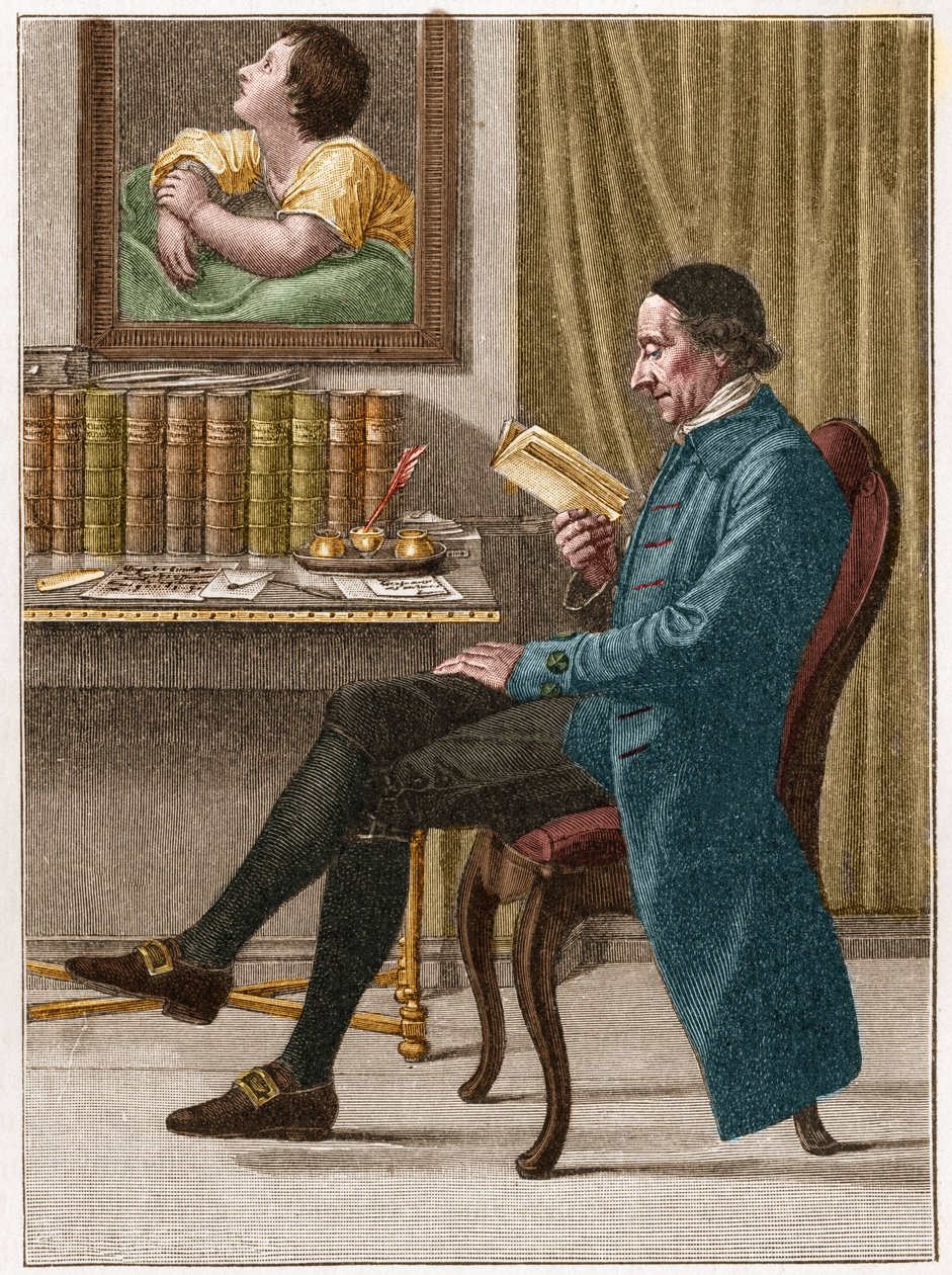 Portrait of Johann Kaspar Lavater, Swiss theologian and writer (1741-1801) by Unknown artist