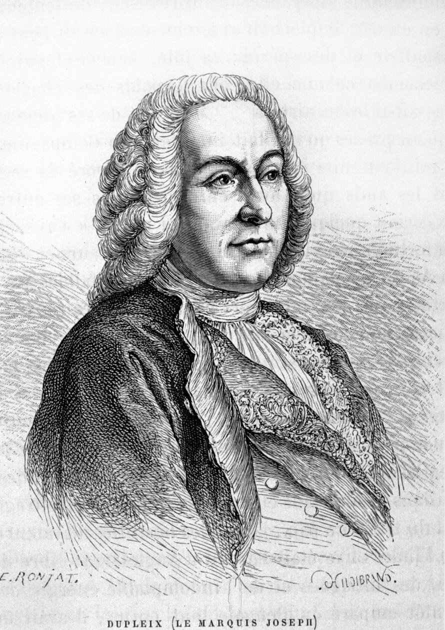 Portrait of Joseph François Dupleix, French colonial administrator (1697-1763) by Unknown artist