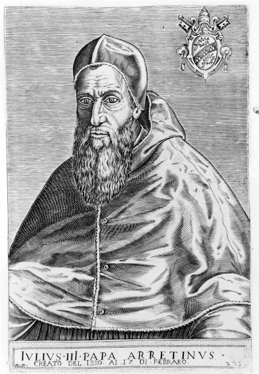 Portrait of Jules III (1487 - 1555) by Unknown artist