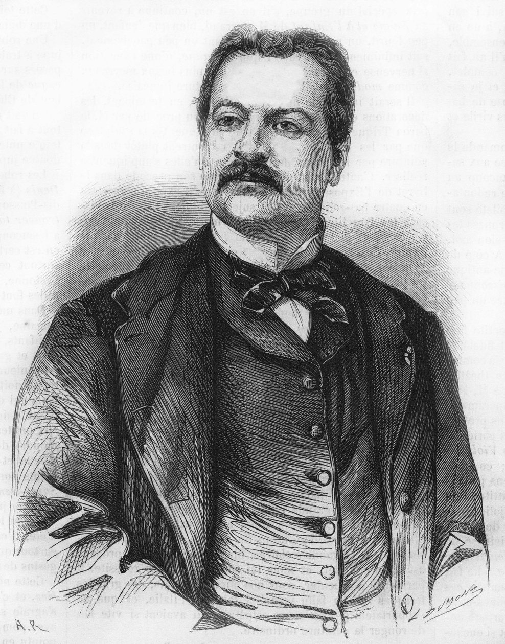 Portrait of Lambert Thiboust. Drama author. 1826-1867. by Unknown artist