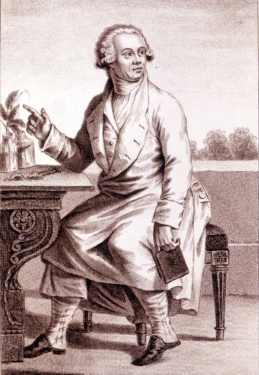 Portrait of Lavoisier (1743-1794) by Unknown artist