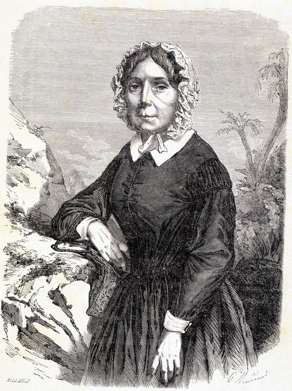 Portrait of Madame Ida Pfeiffer, Austrian traveler by Unknown artist
