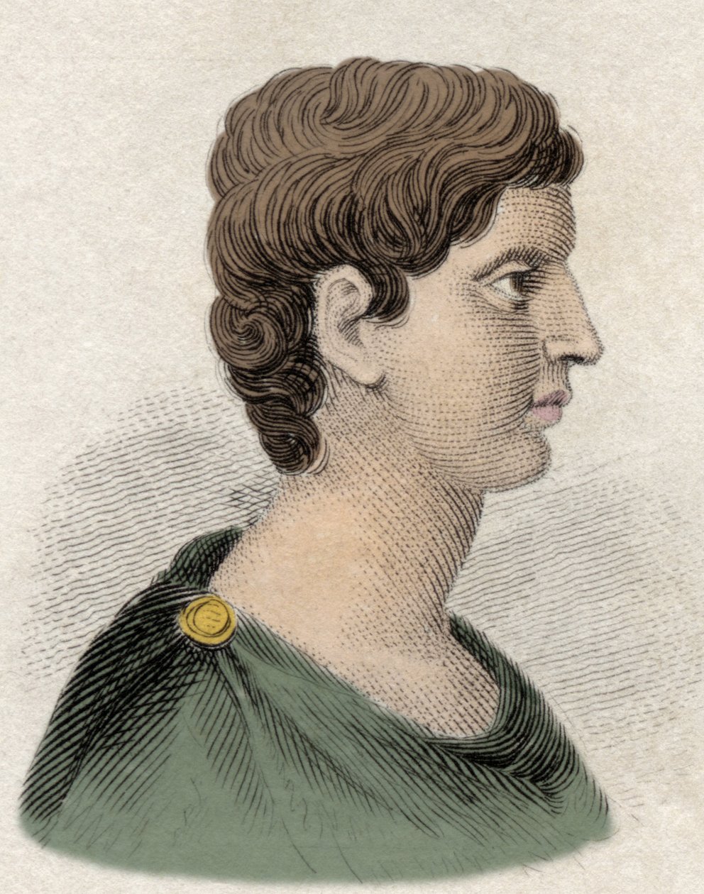 Portrait of Marc Antoine, General and Roman statesman by Unknown artist