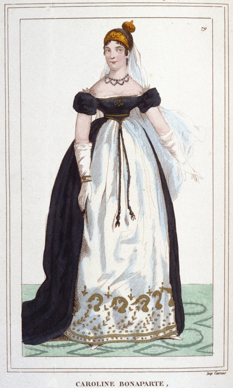 Portrait of Marie-Annonciade known as Caroline Bonaparte (1782-1839), Princess Murat, Queen of Naples by Unknown artist