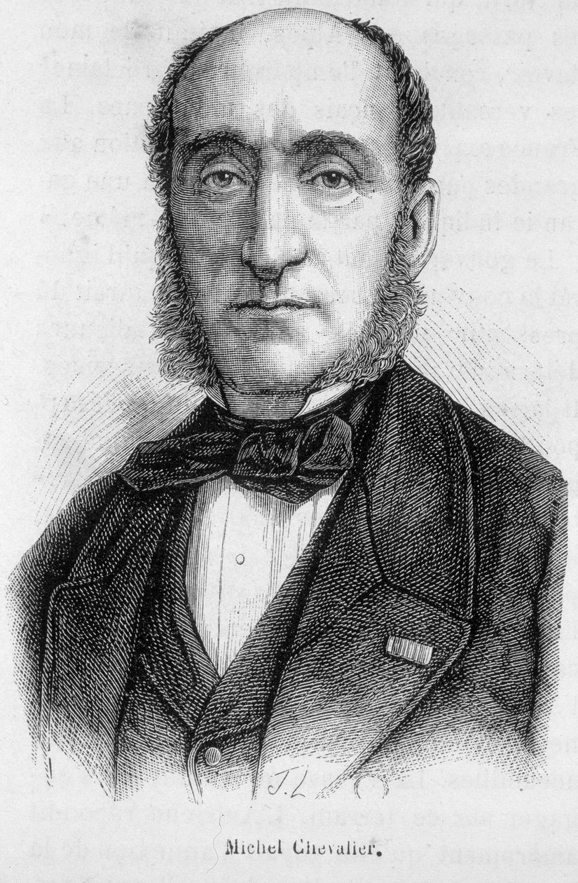 Portrait of Michel Chevalier by Unknown artist