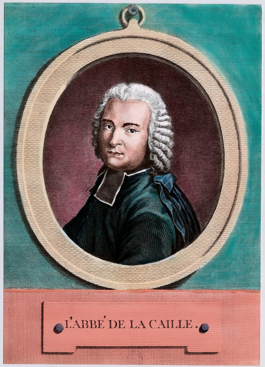 Portrait of Nicolas Louis de Lacaille, French astronomer by Unknown artist
