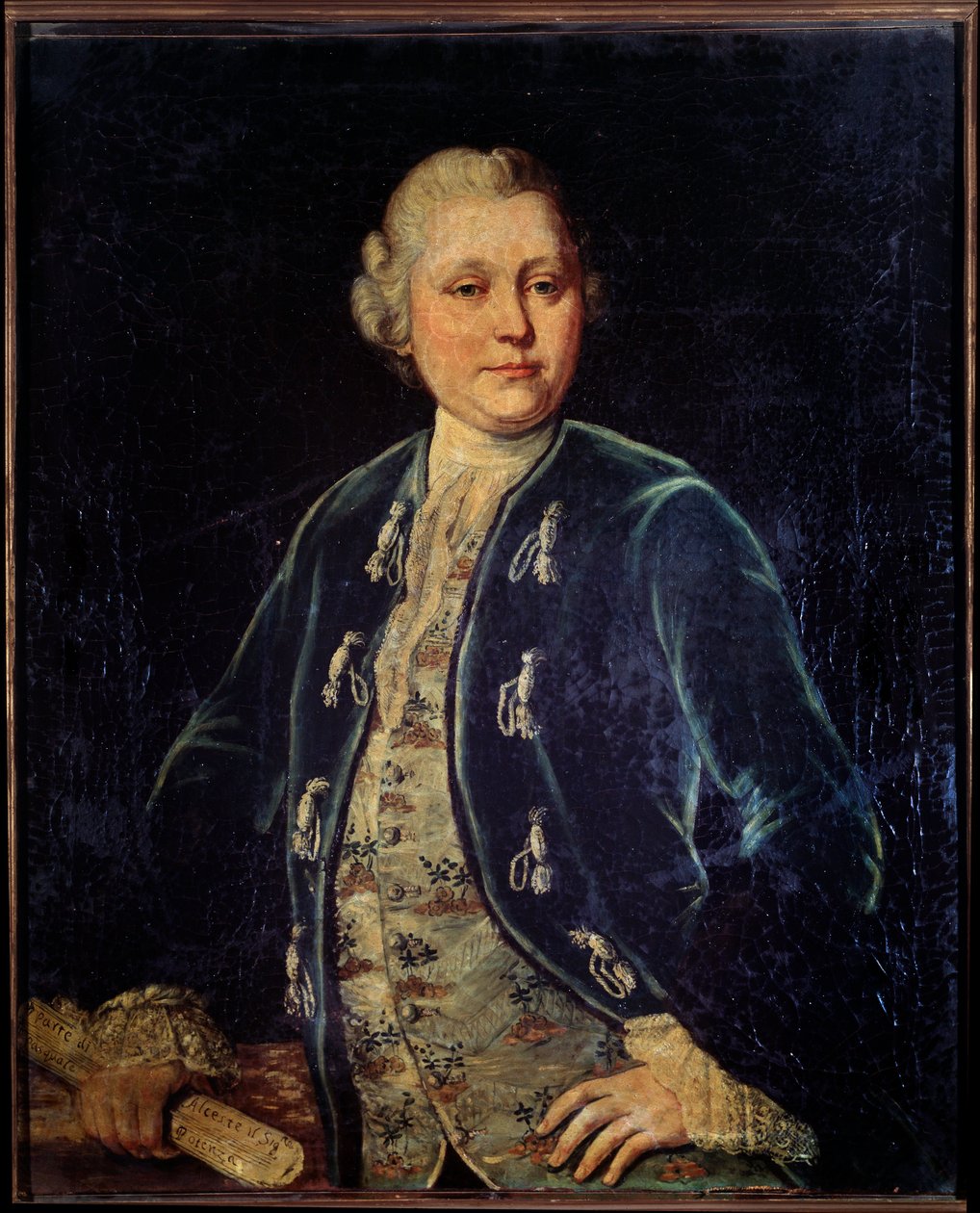 Portrait of Pasquale Potenza, Italian castrato by Unknown artist