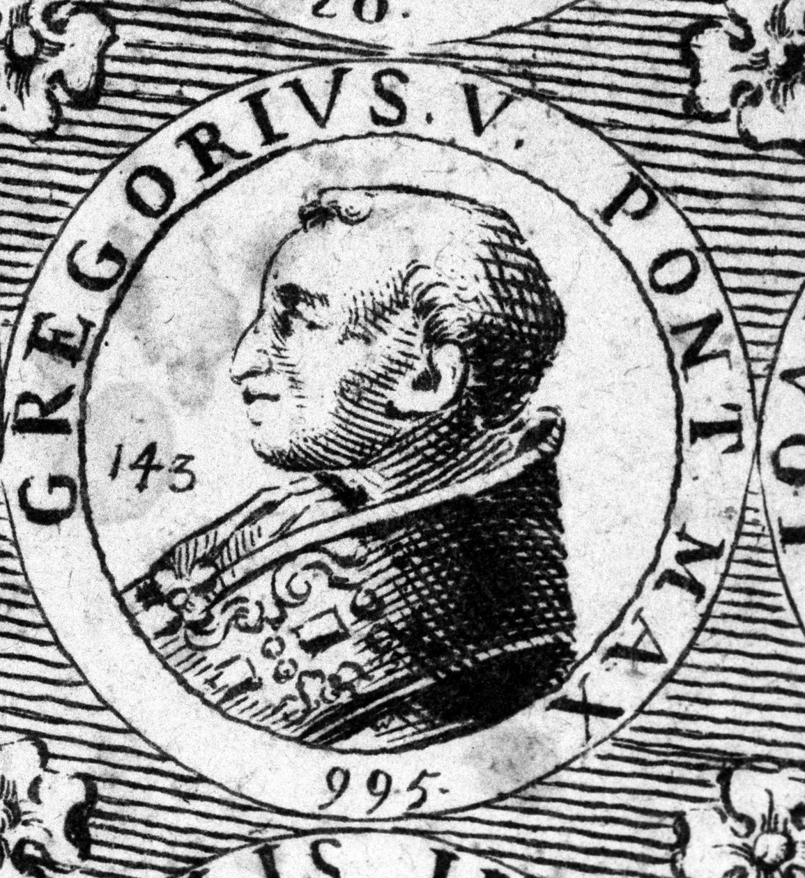 Portrait of Pope Gregoire V by Unknown artist