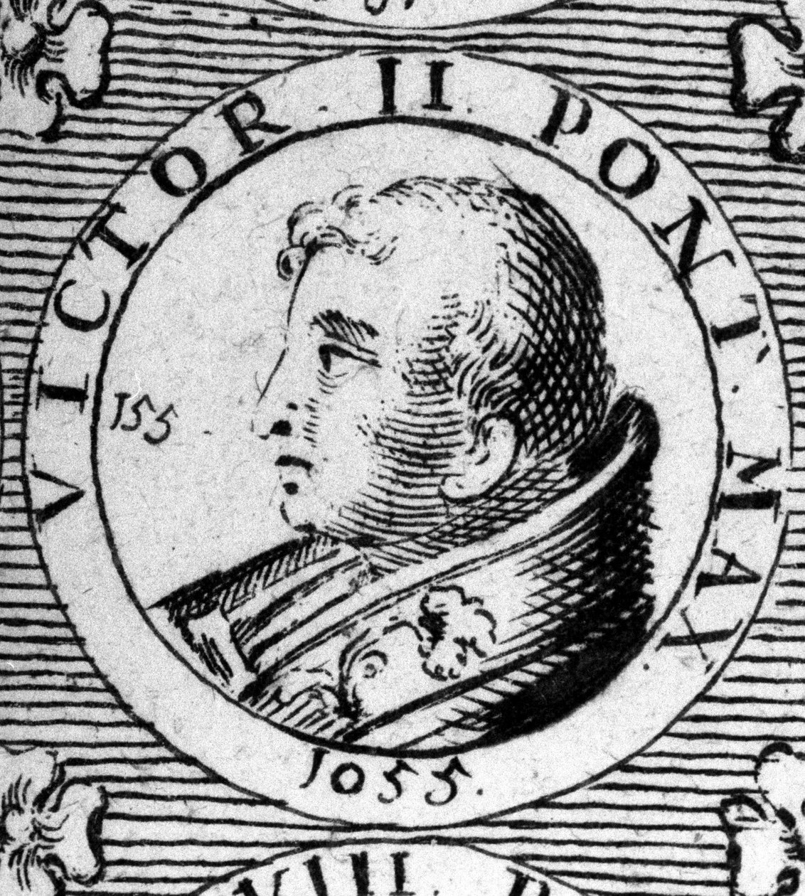Portrait of Pope Victor II (died 1057) by Unknown artist