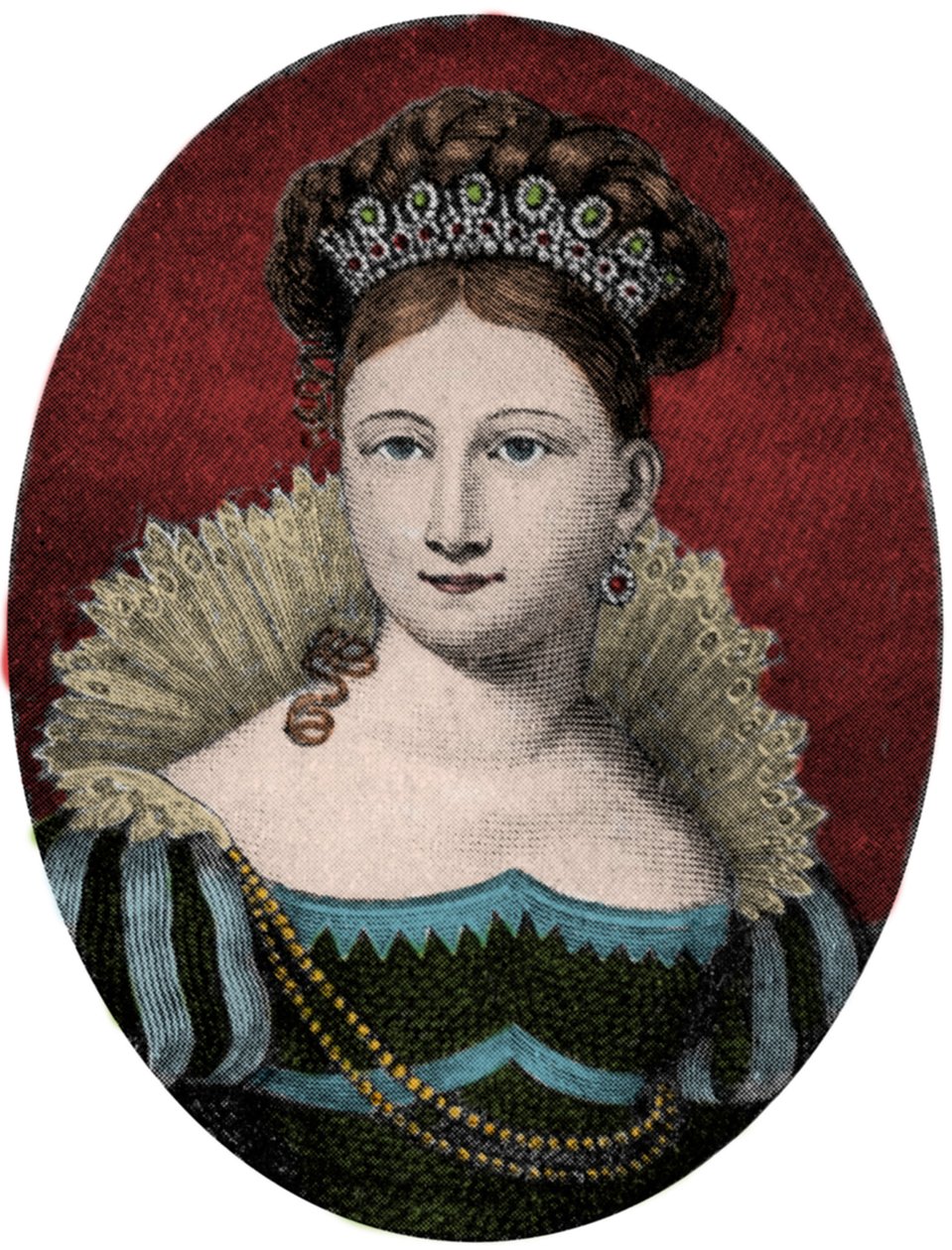Portrait of Princess Louise of Saxony-Gotha-Altenburg (1800-1831) by Unknown artist