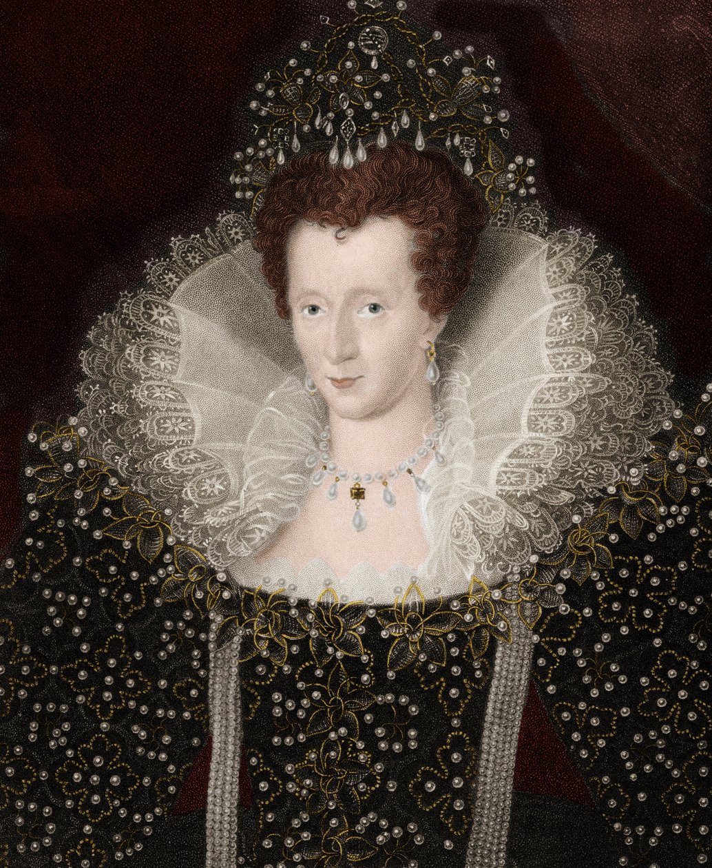Portrait of Queen Elizabeth I of England (1533-1603) by Unknown artist