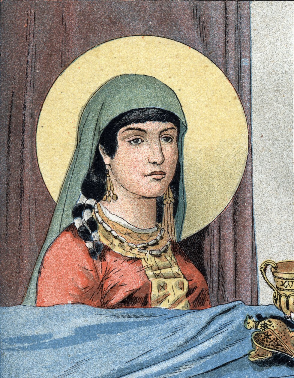 Portrait of Saint Clotilde, Queen of the Francs, wife of Clovis I by Unknown artist