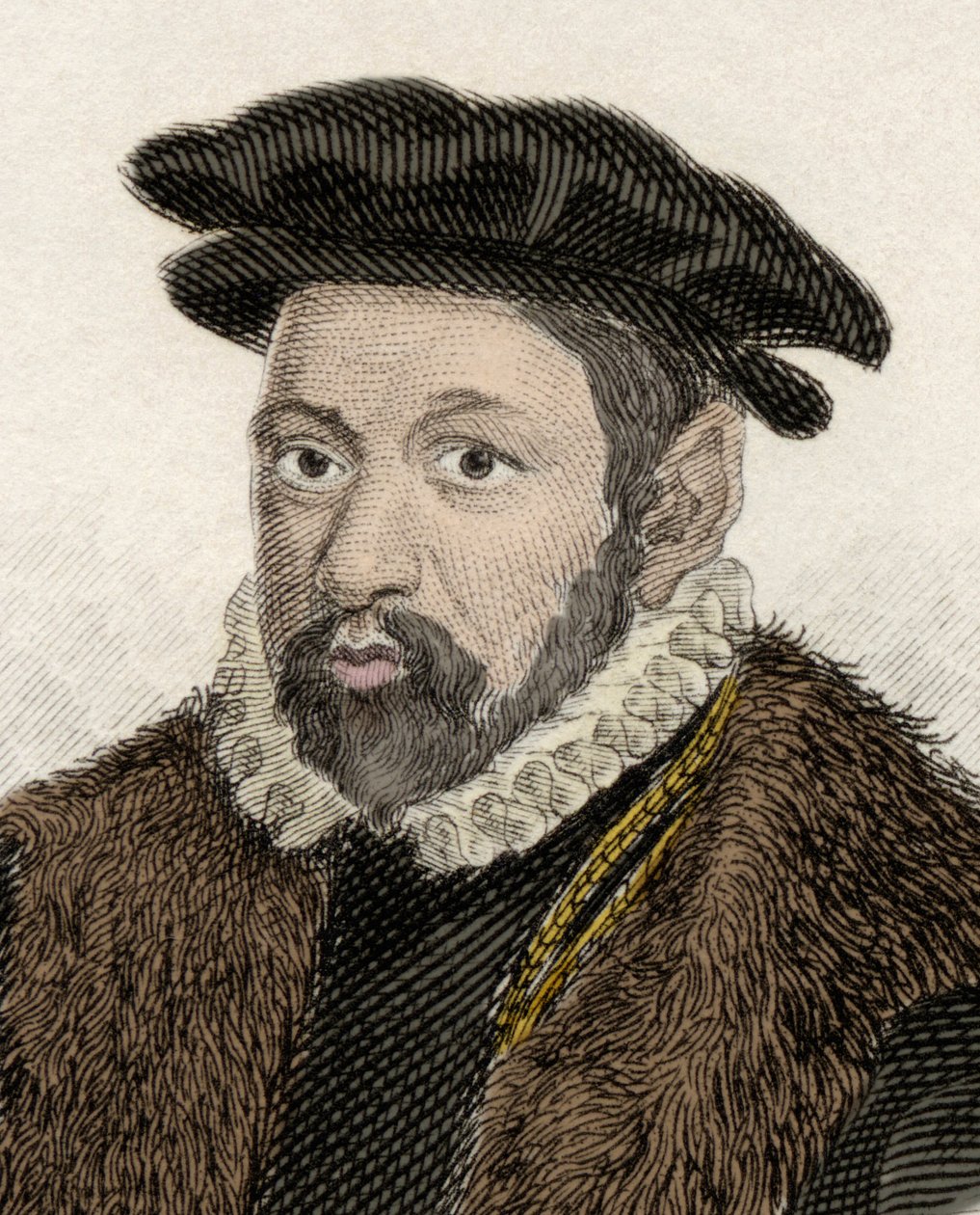 Portrait of Sir Nicholas Bacon (1510-1579), English politician and lawyer by Unknown artist