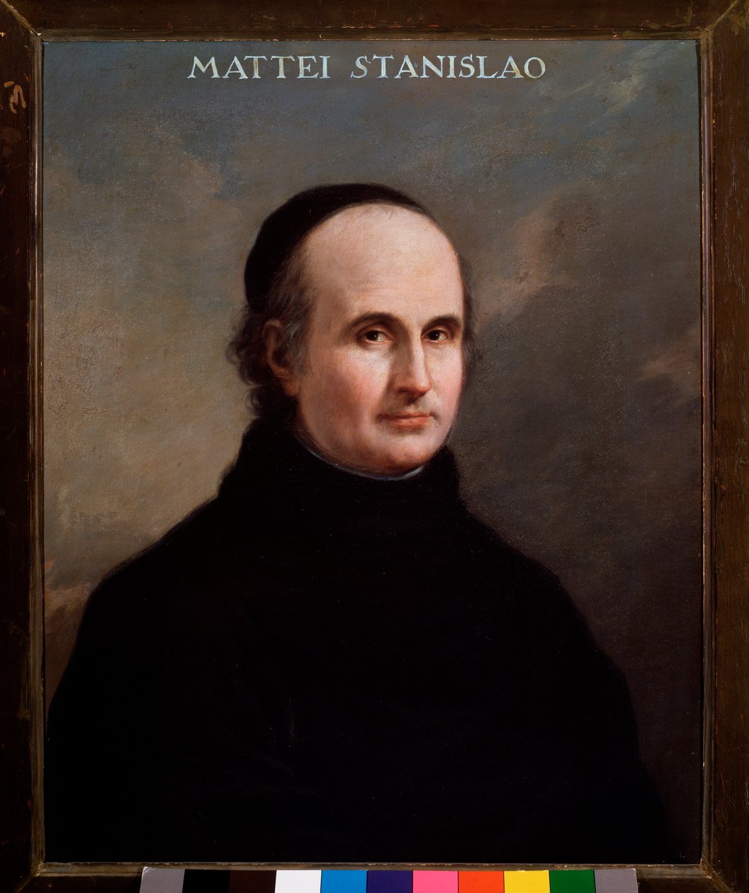Portrait of Stanislao Mattei (1750-1825) Italian composer by Unknown artist