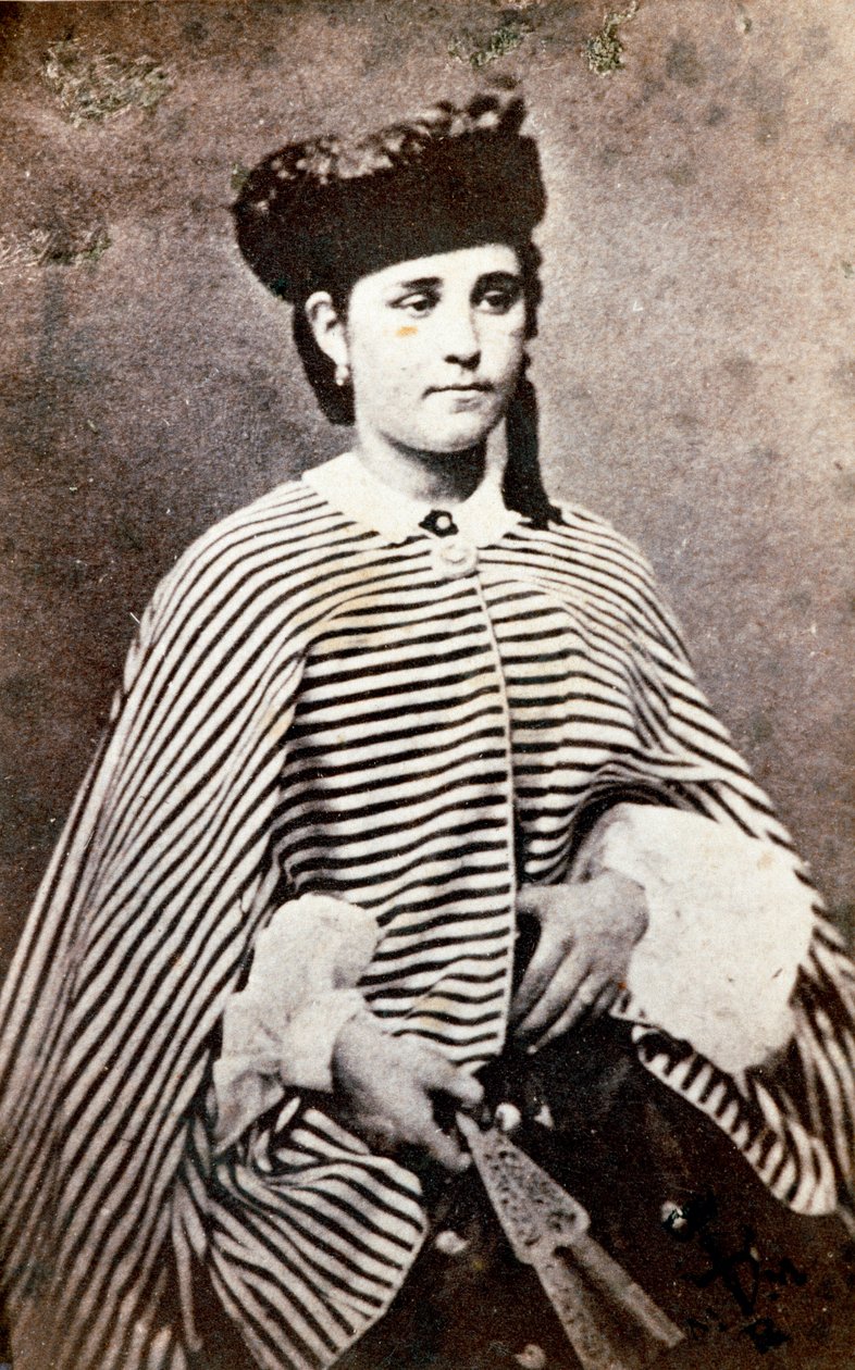 Portrait of Teresita Garibaldi, daughter of Giuseppe Garibaldi and Anita by Unknown artist
