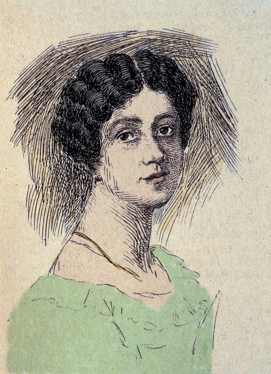 Portrait of Theodore Ulrike Sophie von Levetzow (1804-1899) Last Love by Johann Wolfgang von Goethe (1749-1832) by Unknown artist