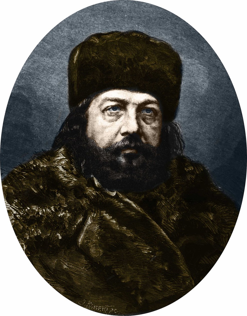 Portrait of Theophile Gautier, French poet, novelist and art critic (1811-1872). by Unknown artist