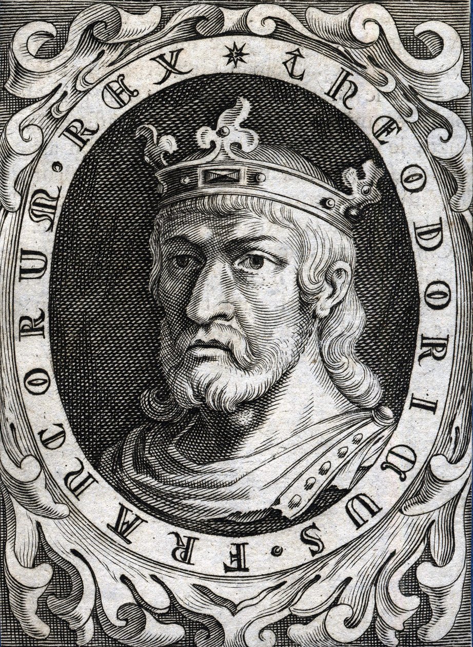 Portrait of Thierry II (? - 613), King of Burgundy and Austrasia by Unknown artist