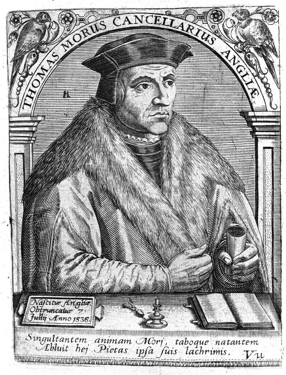 Portrait of Thomas More, English Politician and Humanist by Unknown artist