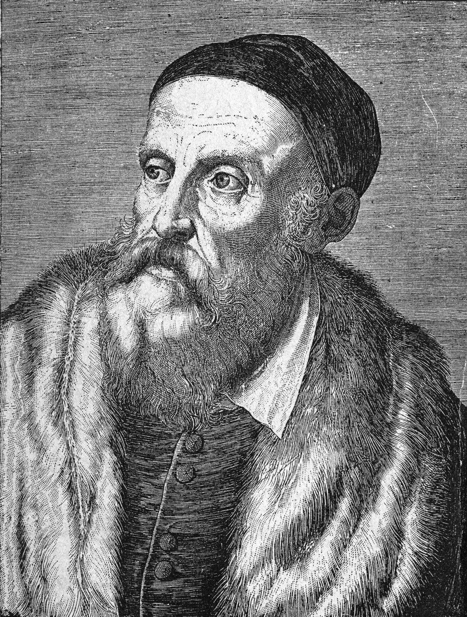 Portrait of Tiziano Vecellio (The Titian) (1490 - 1576) by Unknown artist