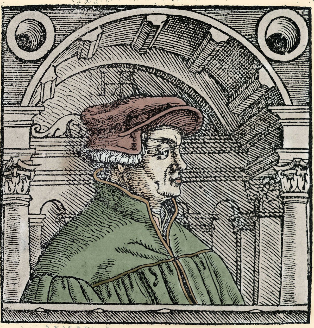 Portrait of Ulrich Zwingli (1484 - 1531), Swiss religious reformer. by Unknown artist
