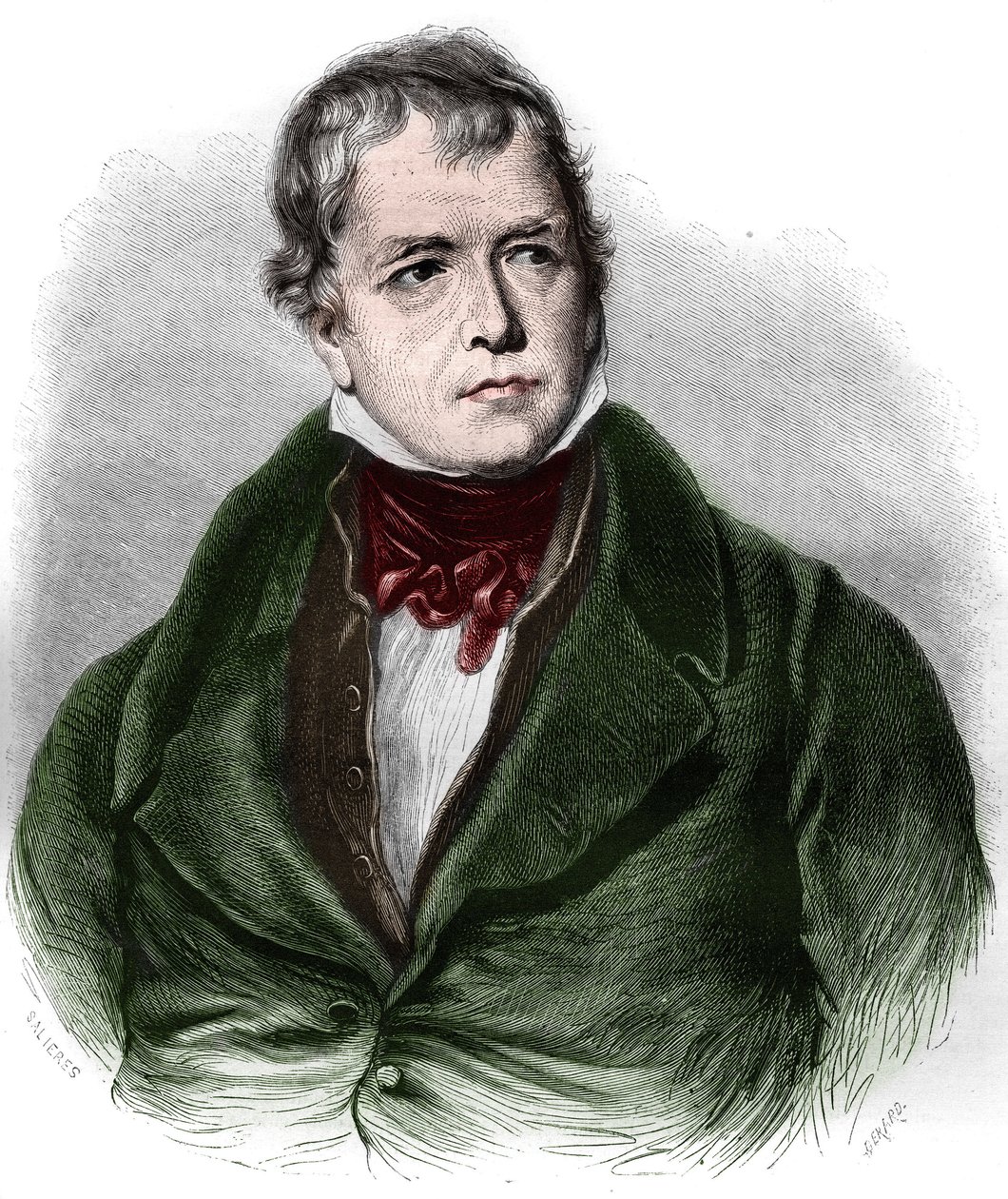 Portrait of Walter Scott (1771-1832), Scottish poet and novelist. by Unknown artist