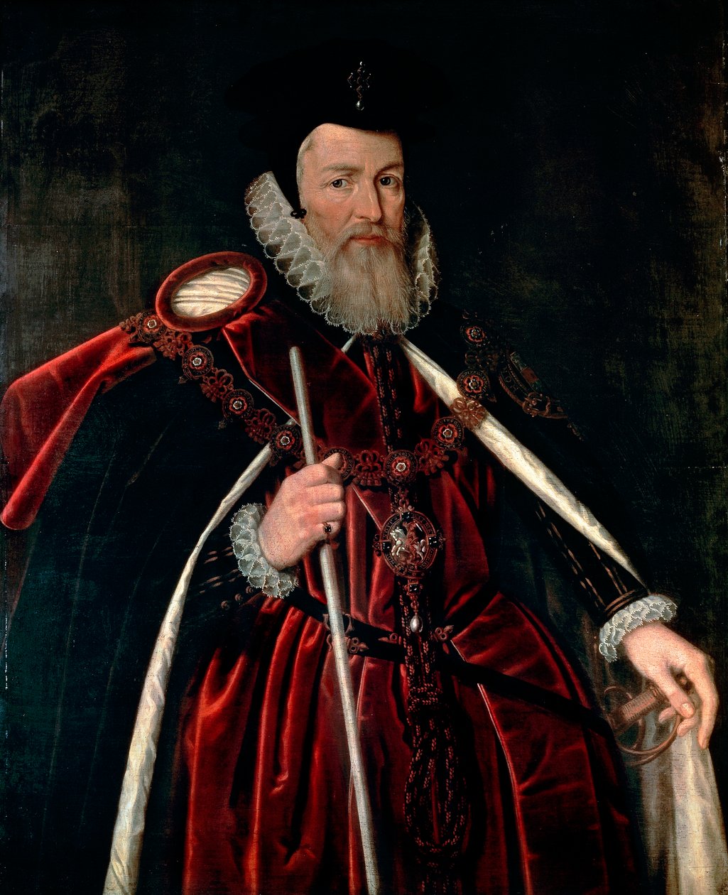 Portrait of William Cecil, Baron Burghley by Unknown artist