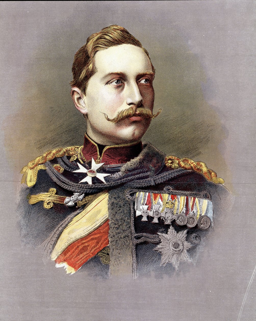 Portrait of William II (1859-1941) by Unknown artist