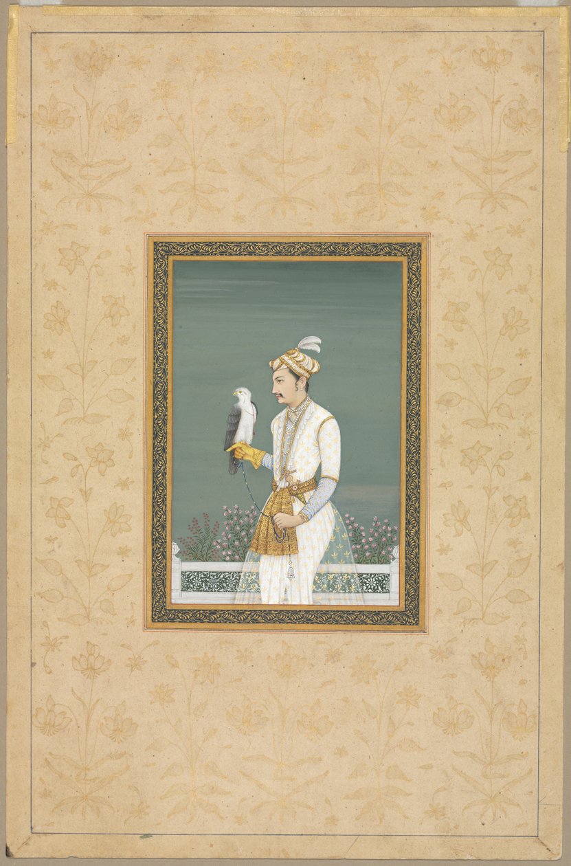 Portrait of a Prince with a Hawk by Unknown artist