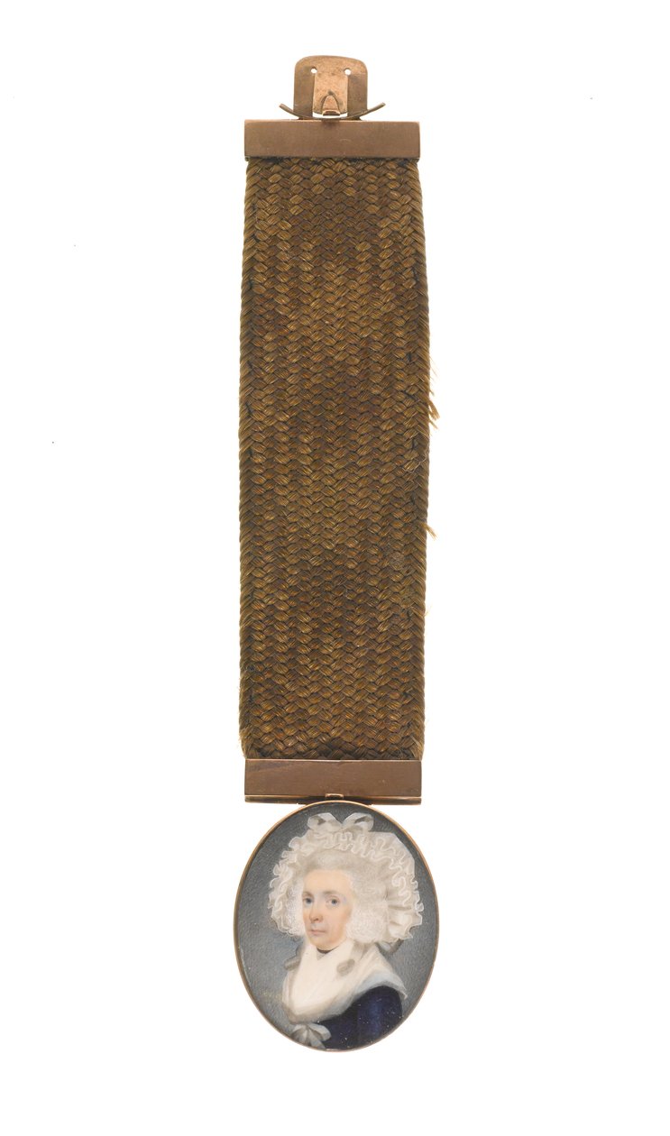 Portrait of a woman, thought to be Susannah Eveleigh, wife of William Eveleigh by Unknown artist