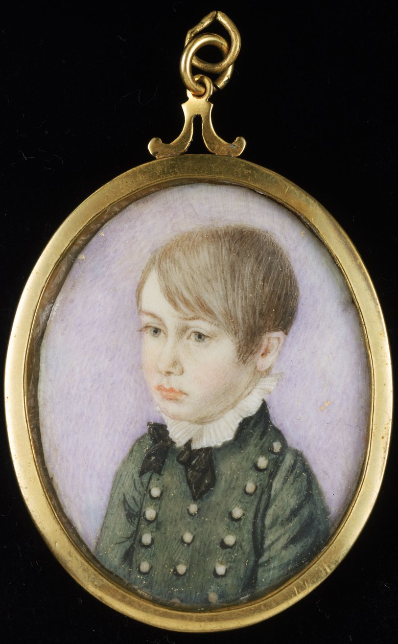 Portrait of a young boy, formerly thought to be Horatio Nelson, c.1810 by Unknown artist
