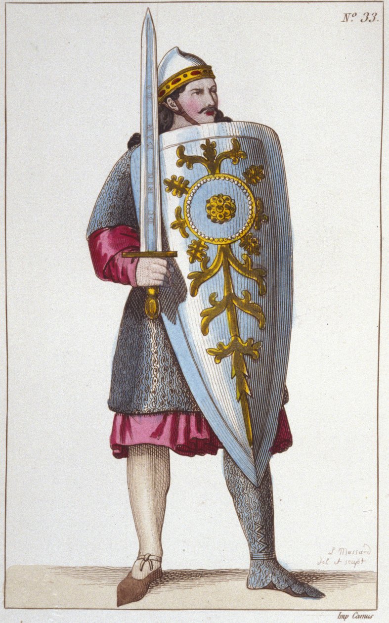 Portrait of the Paladin Roland, nephew of Charlemagne by Unknown artist