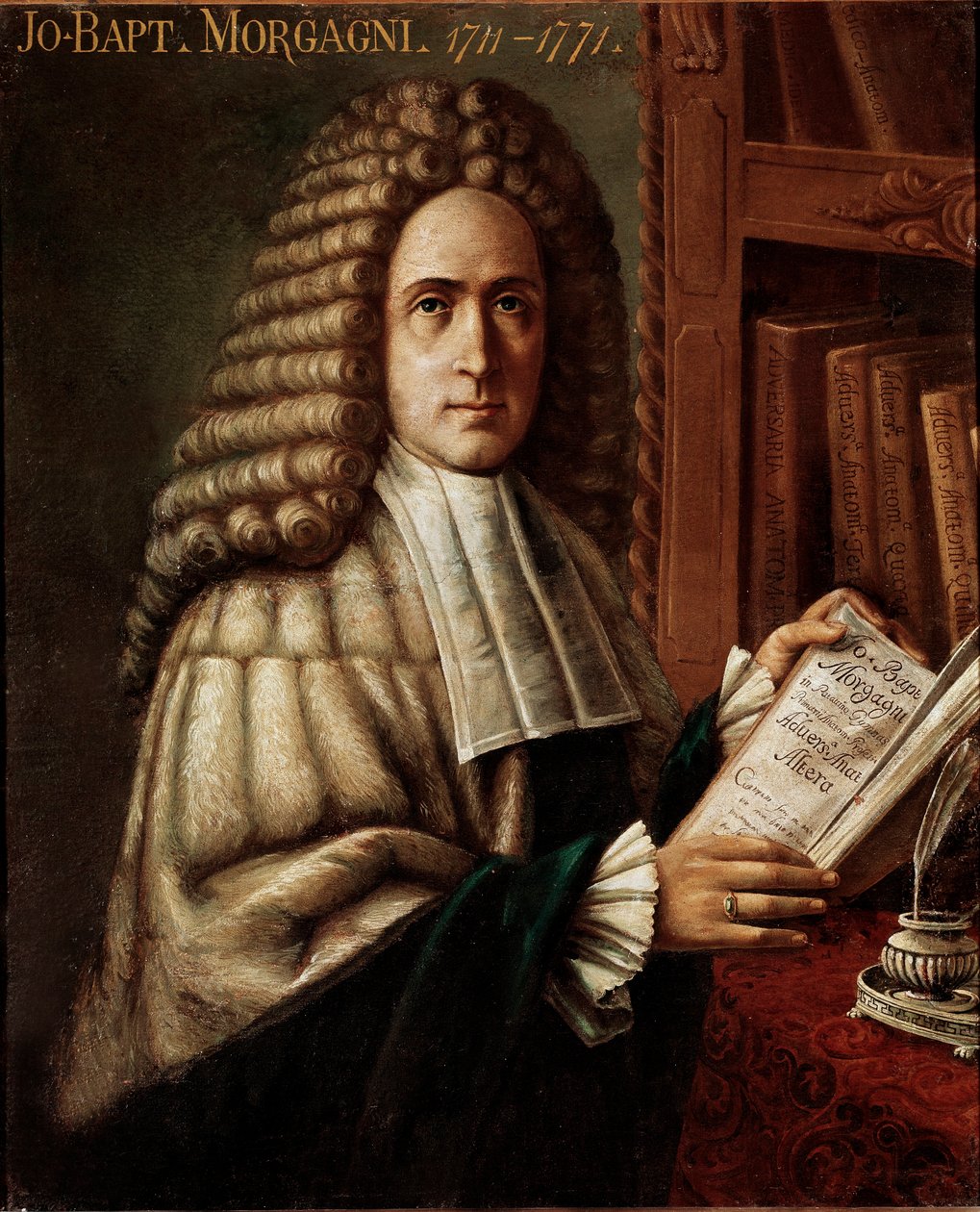 Portrait of Giovanni Battista Morgagni (1683-1771), Founder of Pathological Anatomy by Unknown artist