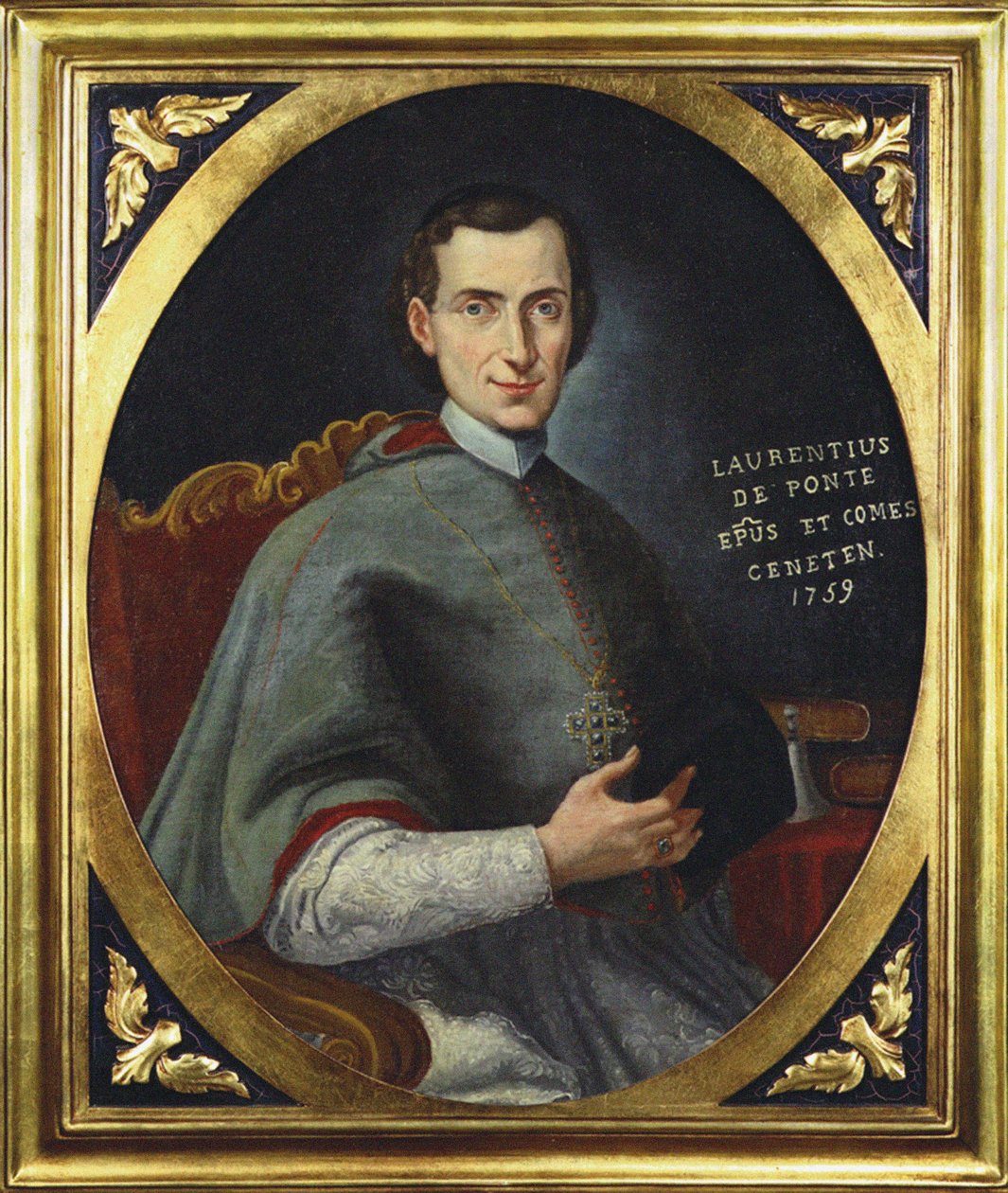 Portrait of the Opera Librettist and Poet Lorenzo Da Ponte as Bishop by Unknown artist