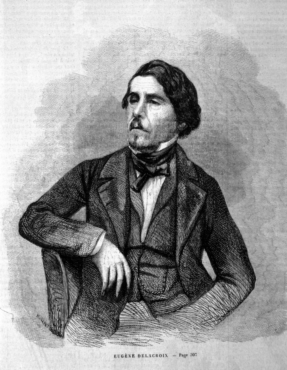 Portrait of Eugène Delacroix by Unknown artist