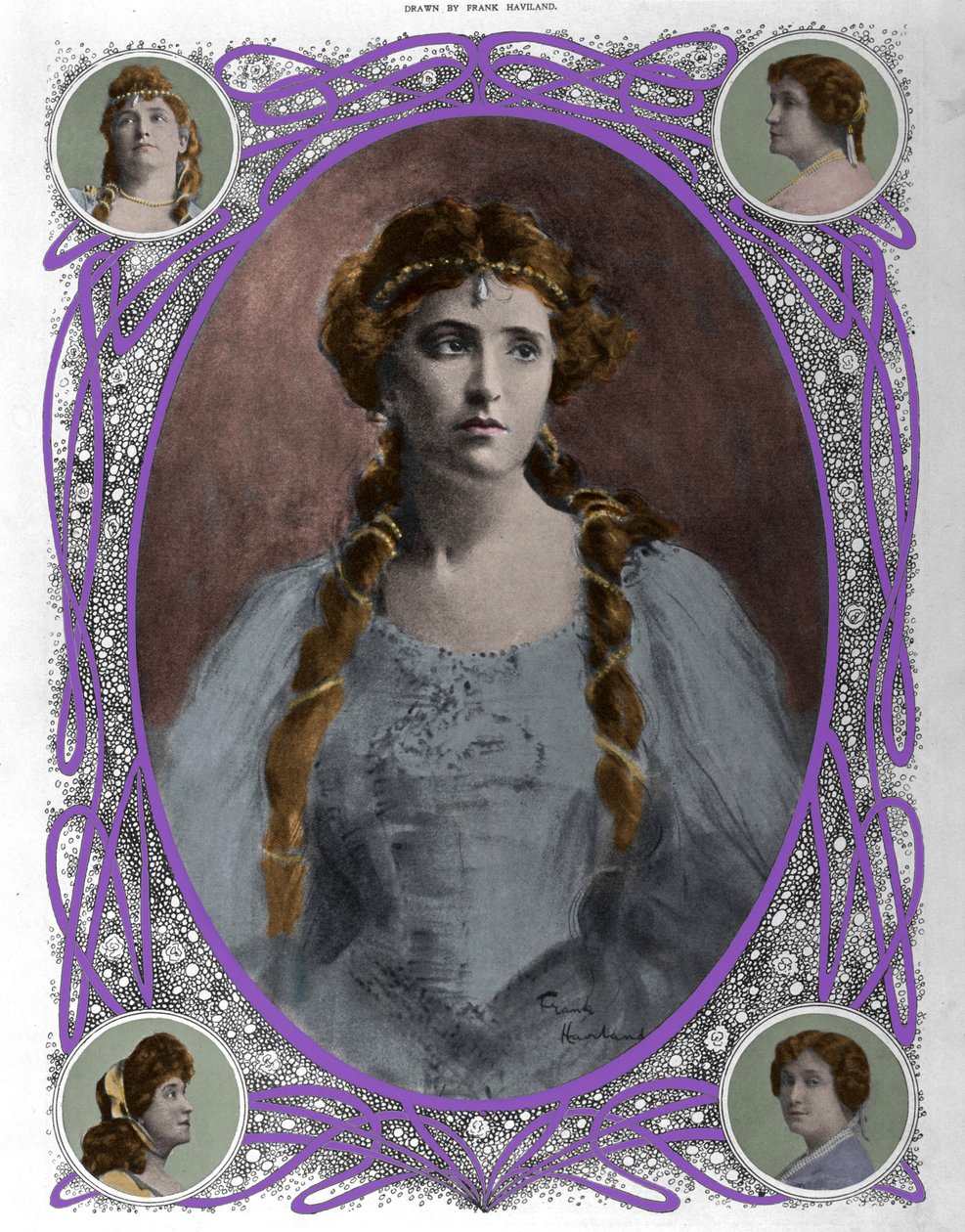 Portrait of the Singer Nellie Melba (1861-1931) by Unknown artist