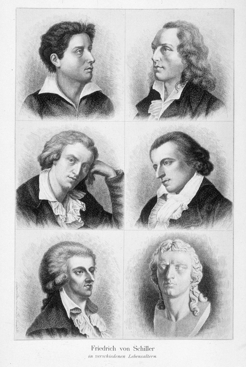 Portraits of Friedrich von Schiller (1759 - 1805) by Unknown artist